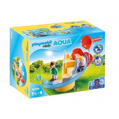 Playmobil 1-2-3 - Toboggan aquatique #70270
